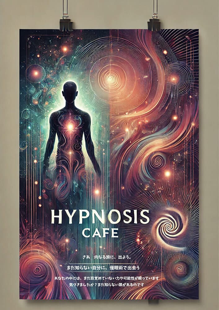 催眠術カフェチラシ